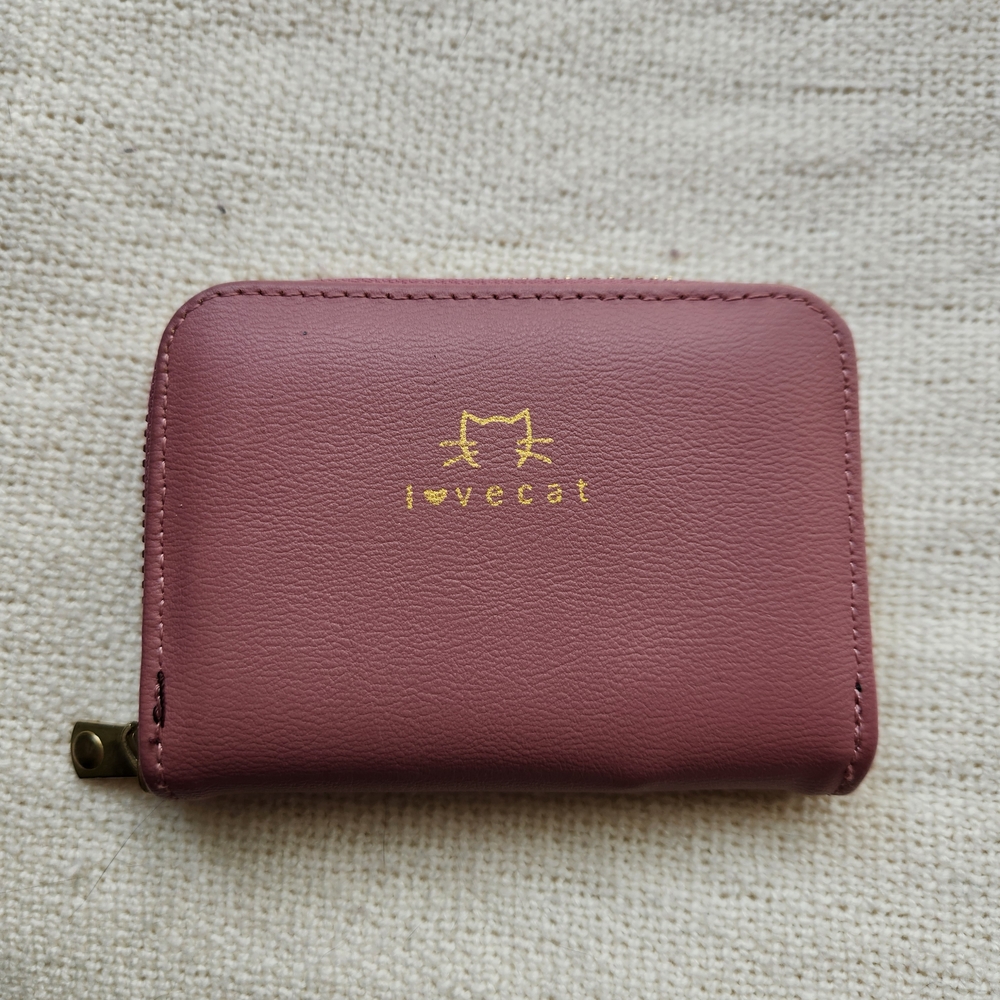 Love Cat Mauve Wallet